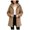 Khaki-eR0WK-Khaki, variant on Women Winter Fleece Jacket Long Warm Fleece Jacket with Hood Zip Plush Jacket Outwear