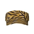 thumbnail image 2 of PAYOHTO Tiger Stripes Sun Visor Ponytail Tennis Hat for Teen Women Breathable Polyester Sun Golf Cap for Men Outdoor Sports Visors Hats for Summer, 2 of 8