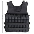 thumbnail image 3 of Weighted Vest for Workout Adjustable Fitness Training Vest for Women Men Running Jogging Walking Exercise Body Weight Training Gear, 3 of 9