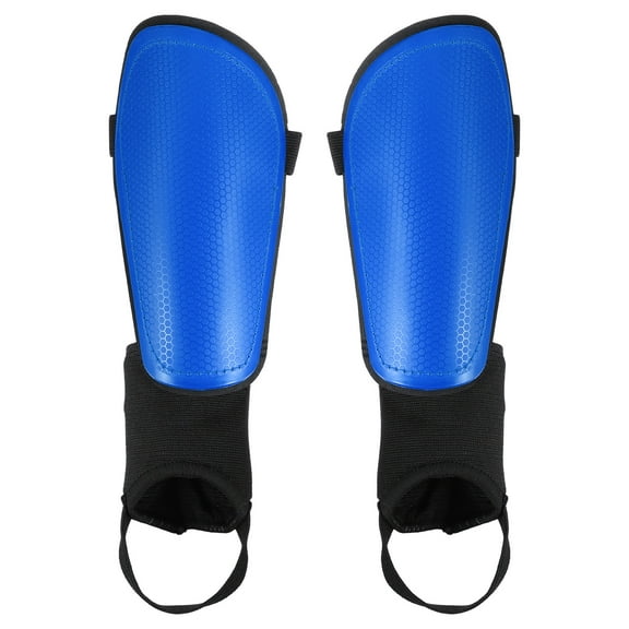 Soccer Shin Guards, Soccer Shin Pads EVA Cushion with Ankle Protection Youth Adults XL Size Dark Blue