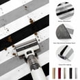thumbnail image 5 of Area Rugs 2.7'x5', Black Gray Striped Carpet Runner Indoor Outdoor Rugs Home Decor Aesthetic, Farmhouse Stripe Art Non Slip Mats Washable Accent Rug for Living Room Bedroom, 5 of 8