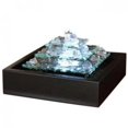 thumbnail image 1 of Bluworld WWGIB Glacier Ice Lighted Glass Bubbling Tabletop Water Fountain, 1 of 4