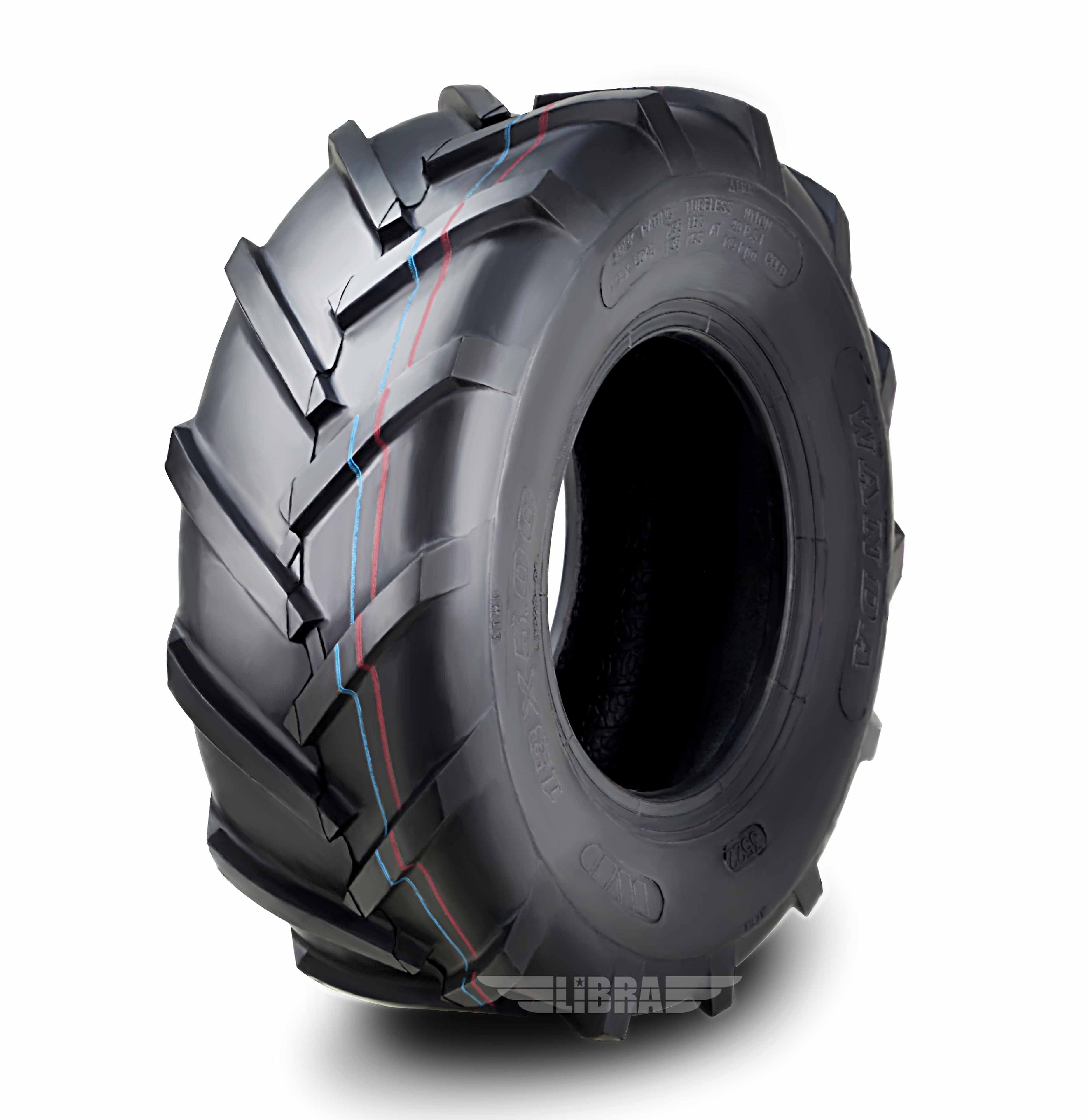 WANDA 22X9.5-12 Lawn Mower Tractor Cart Turf Tires 4 Ply