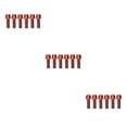 thumbnail image 1 of fastboy Lot de 6 Vis de Potence de Vélo en Acier Inoxydable Montage Hexagonal avec Accessoires de Rondelle Rouge M6 3Ensemble, 1 of 6