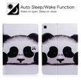 thumbnail image 2 of Allytech SM-T290 Case for Galaxy Tab A 8.0 2019, T290 T295 Case, Slim Fit Shockproof PU Leather Stand Cover for Girls Women Cards Holder Wallet Case for Samsung Galaxy Tab A 8.0 T290,Panda, 2 of 5