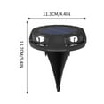 thumbnail image 3 of HHGBAD Solar Underground Lamp Outdoor Garden Step Rainproof IP65 Waterproof Ground Insertion Light for Yard, Pathway, Courtyard - LED, Auto On/Off, Multi-Color Options, 3 of 4