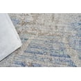 thumbnail image 7 of Vintage Looms Light Blue/Beige Polyester powerloom Area Rug, 7 of 7