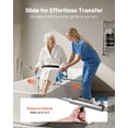 thumbnail image 2 of VEVOR Sliding Shower Chair, 330 lbs Tub Transfer Bench for Bathtub with Swivel Seat, Padded Shower Bench with Pivoting Arms and Backrest, Height Adjustable for Handicap, Seniors, Elderly and Disabled, 2 of 9