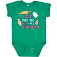 thumbnail image 3 of Inktastic I Love Baking with My Grandma Girls Baby Bodysuit, 3 of 5
