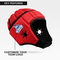 thumbnail image 4 of EliteTek Soft Padded Headgear, Universal Fit (Lacrosse, Rugby, Flag Football, Soccer), 4 of 6