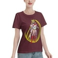 thumbnail image 2 of Women's Basic Short Sleeve T-Shirt Sailor Moon Tsuki Hare 04, 2 of 6