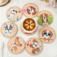 thumbnail image 6 of 8Pcs Dog Diamond Art Painting Coasters Kits with Holder Diamond Art Non Slip Coaster Kits DIY with Holder Crafts for Adults Diamond Art Painting Kits Supplies for Christmas Gift, 6 of 8