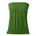 thumbnail image 3 of Everyday Wear Tank Tennis Top for Daily Casual Layering Women's Sleeveless Camisole Tennis Top Minimal Solid Color Green XL, 3 of 5