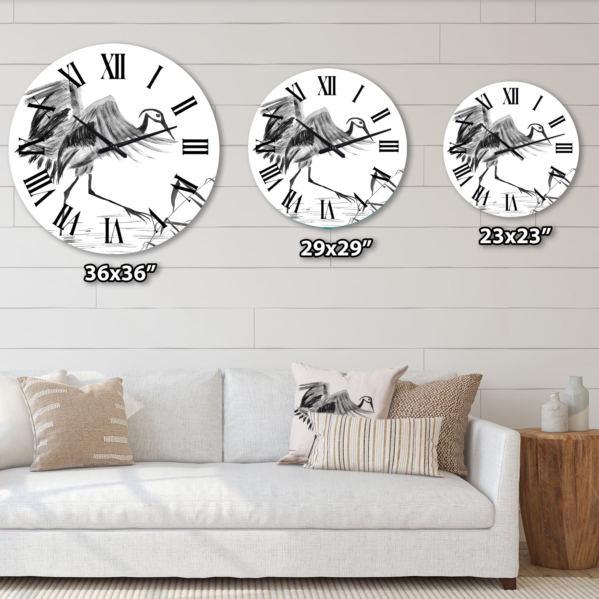 Designart 1 in Traditional Wall Clock