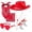 Red, variant on Halloween Cosplay Costume Royal Western Cowboy Sheriff Outfit Vest Set for Women Gir'ls Retro Roleplay Event Carnival Masquerade Birthday Gift Christmas Roleplay Stage Apparel Apparel Outfit