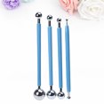 thumbnail image 3 of 4pcs Metal Ball Fondant Cake Decorating Sugarcraft Gumpaste Flower Modelling Mold DIY Tools, 3 of 8