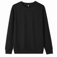 thumbnail image 4 of Kids' Sweatshirt Crewneck Long Sleeve Casual Pullover Basic Comfortable Classic Fit Solid Color Fall Top, 4 of 5