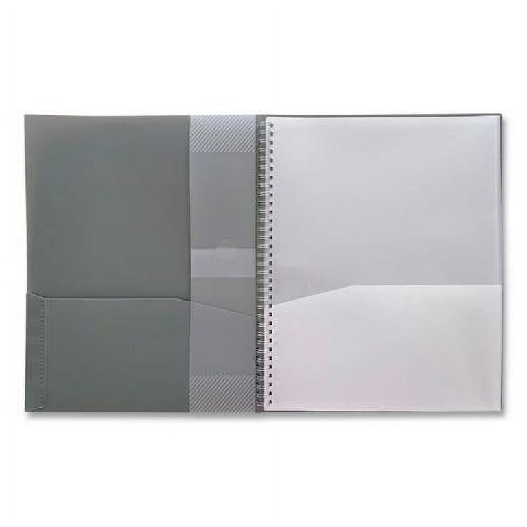 Noted Neutrals Glossy 10-Pocket Portfolio Folder, 11 x 8.5, Assorted Noted Neutrals Glossy 10-Pocket Portfolio Folder, 11 x 8.5, Assorted