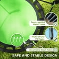 thumbnail image 4 of Qaba Saucer Tree Swing for Kids, 39 inch Round Flying Swing Seat, Green, 4 of 10