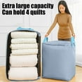 thumbnail image 6 of Heavy Duty Storage Bags, Extra Large Tote with Reinforced Handles and Thickened Double Zipper, Clear Plastic Organizer for Clothes Toys and Christmas Decor, Ideal for Moving Supplies and, 6 of 9