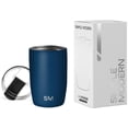thumbnail image 1 of Tasse à Café de Voyage avec Couvercle Rabattable / Tasse à Café Glacé en Acier Inoxydable Isolée / Cadeaux pour Femmes & Hommes / Collection Voyager / 350ml / Slumberland, 1 of 4