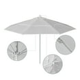thumbnail image 2 of California Umbrella Venture 11' White Market Umbrella in Natural, 2 of 5