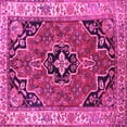 thumbnail image 1 of Ahgly Company Indoor Square Oriental Pink Traditional Area Rugs, 7' Square, 1 of 4