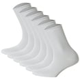 thumbnail image 1 of Hudson 6 pares de calcetines para mujer - Only 6-pack, calcetines cortos, borde enrollable, Unicolor Blanco 39-42, 1 of 3