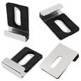 thumbnail image 3 of 10pcs Heavy Duty Mirror Hanging Kit, Heavy Mirror Mounting Hardware Mirror Clips for Wall Mounting, Single Hole Silver, 3 of 7