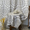 thumbnail image 4 of Home Soft Things Printed Microfiber Curtain - Tribal Medallion 2 Piece Set - Grey - 60" x 84", 4 of 6