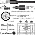 thumbnail image 3 of 75 Ft Cat 6A Patch Cable Molded Gray, 3 of 5
