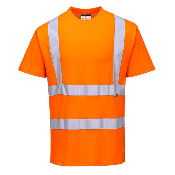 Portwest - Camiseta S170 Alta Visibilidad para Hombre (Naranja)