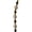 Black, Gold, White and Gold, variant on Crystal Lane DIY Assorted Glass Ceramic Metal Pumpkin Patch 7" Designer Bead Strand