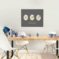 thumbnail image 5 of Picia Keep Life Simple Daisy Flower Pattern Decorative Picture – Unique Wall Art, Modern Canvas Print for Trendy Interiors (Horizontal), 5 of 6