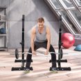 thumbnail image 3 of ZYPPP 2PCS Adjustable Squat Rack Stand – Heavy-Duty Barbell Bench Press Rack with 550Lbs Weight Capacity, Height-Adjustable Home Gym Rack for Squats, Bench Press, Weightlifting & Strength Training, 3 of 17