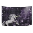 thumbnail image 4 of ABPHQTO Tapiz de noche de bosque de unicornio, decoración para colgar en la pared, decoración del hogar, sala de estar, dormitorio, 150x225 cm, 4 of 4