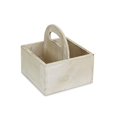 thumbnail image 3 of Cheungs FP-4199WT Caddy Carré en Bois Blanc, 3 of 5
