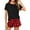 Black, variant on Avidlove Women's Shorts Pajama Set Short Sleeve Tops with Plaid Pjs Shorts Nightwear Soft Sleepwear