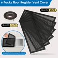 thumbnail image 2 of HLONK Magnetic Vent Covers – 6 Pack  4x10 Inch  Durable Mesh Screen for Floor  Wall  Ceiling Registers and Air Vents – Strong Magnet Attachment  Easy Installation  Reusable Protective, 2 of 7