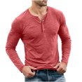 thumbnail image 2 of FAIWAD Men's Long Sleeve Shirts Casual Classic Button Up Pullover Lightweight Stretch Basic Tops, 2 of 7