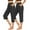 Dark Gray, variant on 2 Pack Womens High Waisted Sweatpants Elastic Waist Drawstring Tie Yoga Sports Solid Color Seven Points Pants with Pocket Gray L