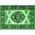thumbnail image 1 of Ahgly Company Indoor Rectangle Persian Emerald Green Traditional Area Rugs, 5' x 7', 1 of 4
