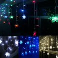thumbnail image 3 of Outdoor Snowflake LED String lights 8 Modes Flashing Lights Waterproof Holiday Party Christmas Fairy Light, 3 of 5