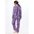 thumbnail image 2 of Dreams & Co. Plus Size Classic Flannel Pajama Set, 2 of 6