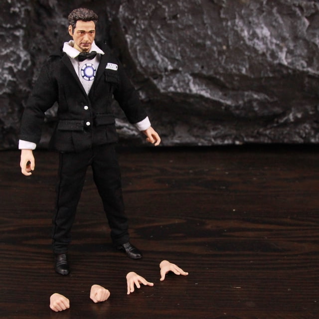 Iron Man padre Howard Stark 6 "figura de acción Stark Industries traje Marvel Avengers Iron-Man Tony Stark Legends película juguetes muñeca