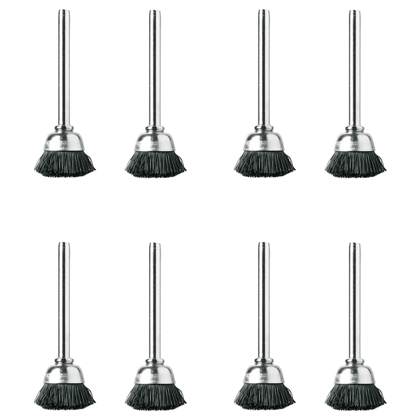 Dremel 404-02 2pcs 1/2" Diameter Nylon Bristle Brushes for Rotary Tools (4-Pack)