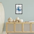 thumbnail image 4 of Stupell Industries Shabby Chic Distressed Blue Ocean Crab Black Floating Frame Canvas Art, 17 x 25, by Jessie Perry, 4 of 8