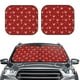 thumbnail image 2 of Balery Reindeer Faces Festive Red Parasol para parabrisas de coche de 2 piezas | Parasol plegable para parabrisas delantero de coche para la mayoría de sedanes-Small, 2 of 6
