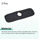 thumbnail image 3 of Uxcell 2 piezas de protector de salpicaduras para fregadero de cocina, tapete absorbente de grifo de microfibra, atrapador de goteo lavable a máquina, negro, 3 of 5