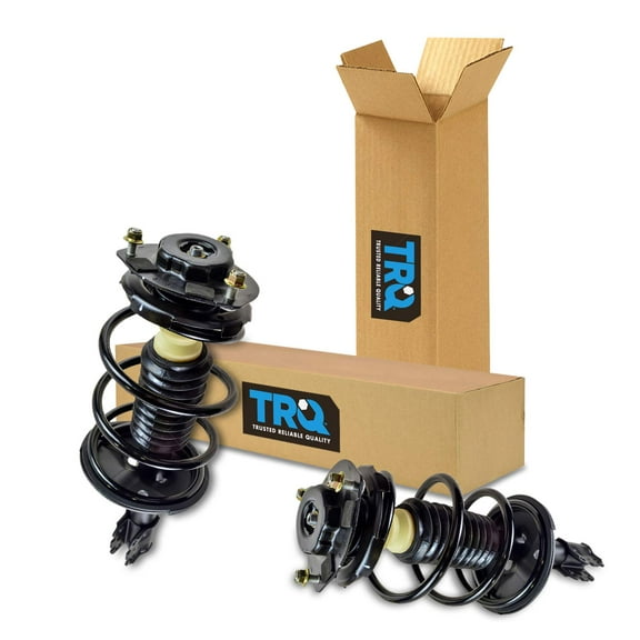 TRQ Front Strut & Coil Spring Assembly Set Driver & Passenger Sides Fits Select 02-03 Lexus ES300 Toyota Camry